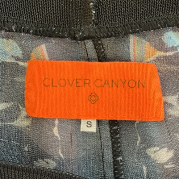 EUC Clover Canyon sheer printed blouse - Picture 11 of 13